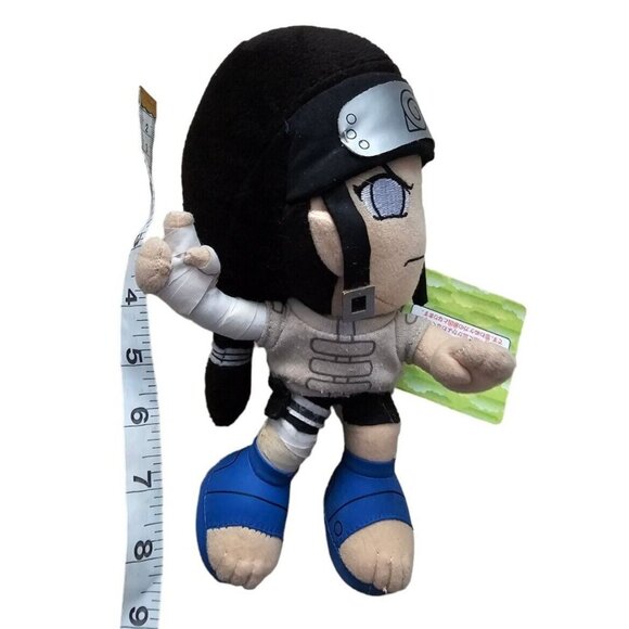 Naruto Banpresto Plush 2005 Hyuga Neji Posing Anime Figure Japan With Tag RARE - Picture 6 of 14